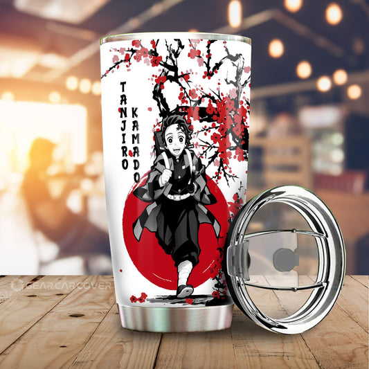 Tanjiro And Giyuu Tumbler Cup Custom Japan Style Demon Slayer Anime Car Interior Accessories - Gearcarcover - 2