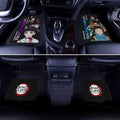 Tanjiro And Kanao Car Floor Mats Custom Demon Slayer Anime - Gearcarcover - 3