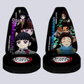 Tanjiro And Kanao Car Seat Covers Custom Demon Slayer Anime - Gearcarcover - 4