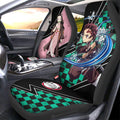 Tanjiro And Nezuko Car Seat Covers Custom Anime Demon Slayer Car Accessories - Gearcarcover - 3