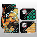 Tanjiro And Zenitsu Car Floor Mats Custom Anime Demon Slayer Car Accessories - Gearcarcover - 2