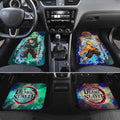 Tanjiro And Zenitsu Car Floor Mats Custom Characters Demon Slayer Car Accessories - Gearcarcover - 2