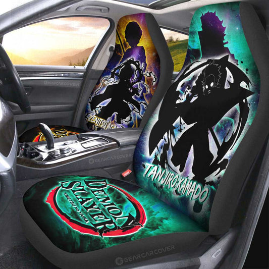 Tanjiro And Zenitsu Car Seat Covers Custom Demon Slayer Anime - Gearcarcover - 2