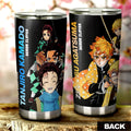 Tanjiro And Zenitsu Tumbler Cup Custom Demon Slayer Anime - Gearcarcover - 1