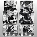 Tanjiro Car Floor Mats Custom Kimetsu No Yaiba Manga Car Accessories - Gearcarcover - 1