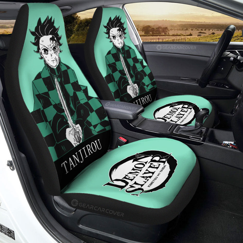 Tanjiro Car Seat Covers Custom Demon Slayer Anime Car Accessories - Gearcarcover - 2