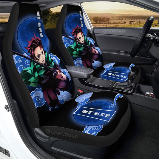Tanjiro Car Seat Covers Custom Demon Slayer Anime Car Accessories - Gearcarcover - 1
