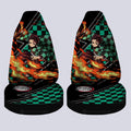 Tanjiro Car Seat Covers Custom Sun Breathing Skill Demon Slayer Anime Car Accessories - Gearcarcover - 4