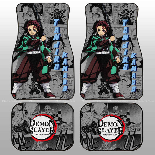 Tanjiro Kamado Car Floor Mats Custom Demon Slayer Anime Mix Mangas - Gearcarcover - 2