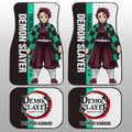 Tanjiro Kamado Car Floor Mats Custom Demon Slayer Car Accessories For Anime Fans - Gearcarcover - 2