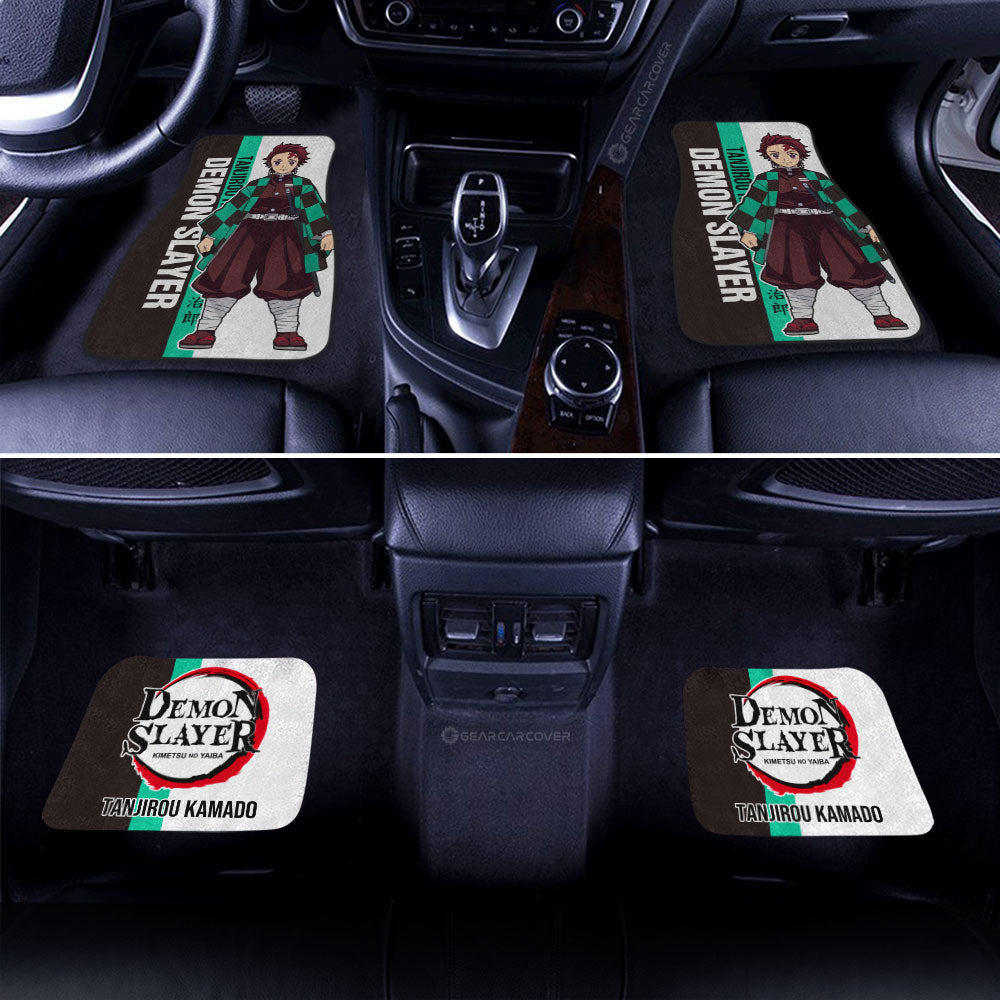 Tanjiro Kamado Car Floor Mats Custom Demon Slayer Car Accessories For Anime Fans - Gearcarcover - 3