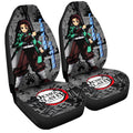 Tanjiro Kamado Car Seat Covers Custom Demon Slayer Anime Mix Mangas - Gearcarcover - 3