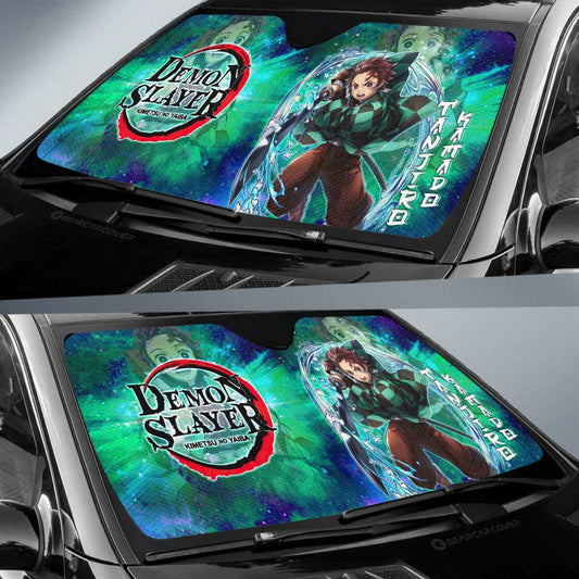 Tanjiro Kamado Car Sunshade Custom Characters Demon Slayer Car Accessories - Gearcarcover - 2