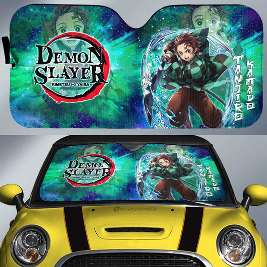 Tanjiro Kamado Car Sunshade Custom Characters Demon Slayer Car Accessories - Gearcarcover - 1