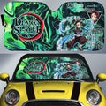 Tanjiro Kamado Car Sunshade Custom Demon Slayer Anime Car Accessories - Gearcarcover - 1