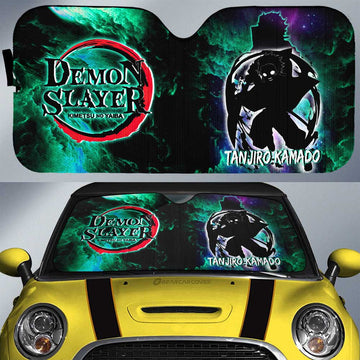 Tanjiro Kamado Car Sunshade Custom Demon Slayer Anime Silhouette Style - Gearcarcover - 1