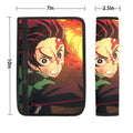 Tanjiro Kamado Seat Belt Covers Custom Demon Slayer Anime Car Accessoriess - Gearcarcover - 1