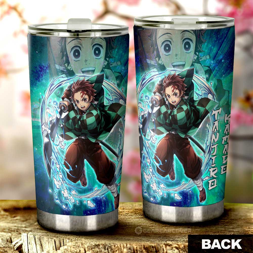 Tanjiro Kamado Tumbler Cup Custom Characters Demon Slayer Car Accessories - Gearcarcover - 2