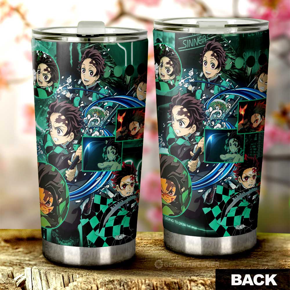 Tanjiro Kamado Tumbler Cup Custom Demon Slayer Anime - Gearcarcover - 3