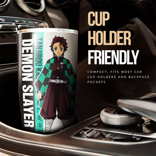 Tanjiro Kamado Tumbler Cup Custom Demon Slayer - Gearcarcover - 2