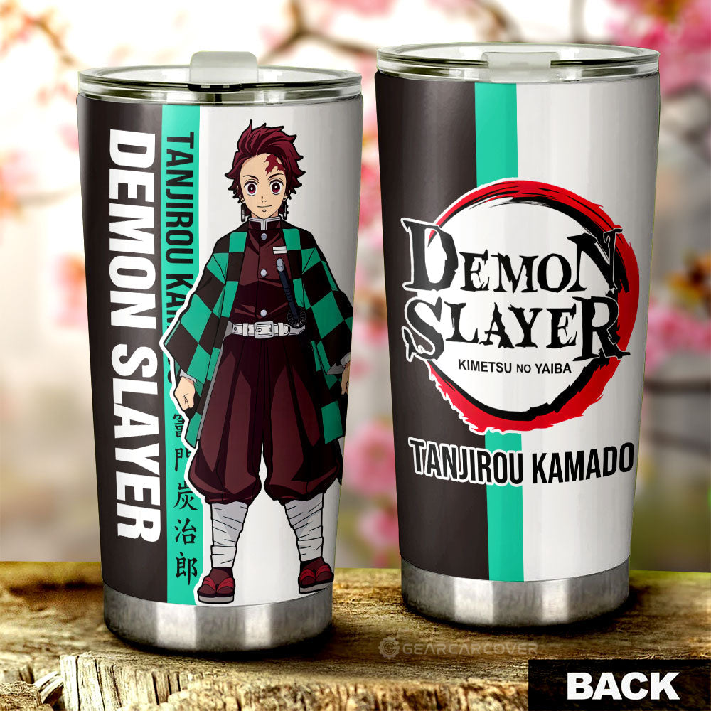 Tanjiro Kamado Tumbler Cup Custom Demon Slayer - Gearcarcover - 3