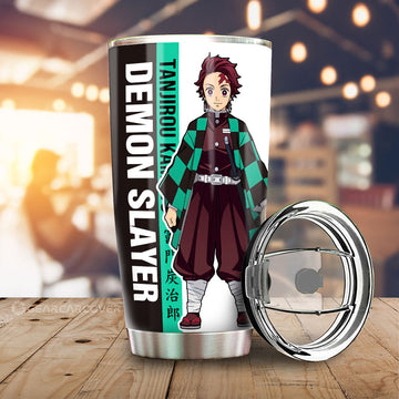 Tanjiro Kamado Tumbler Cup Custom Demon Slayer - Gearcarcover - 1