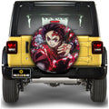 Tanjiro Spare Tire Cover Custom Demon Slayer Anime Car Accessoriess - Gearcarcover - 1