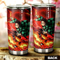 Tanjiro Sun Breathing Tumbler Cup Custom Demon Slayer Anime Car Accessories - Gearcarcover - 3