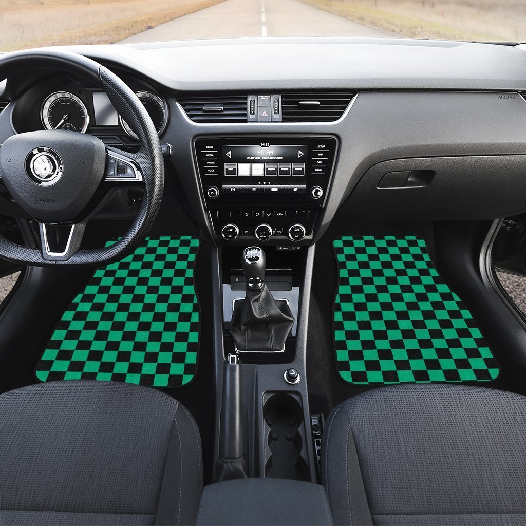 Tanjiro Uniform Car Floor Mats Custom Demon Slayer Anime Car Accessories - Gearcarcover - 3