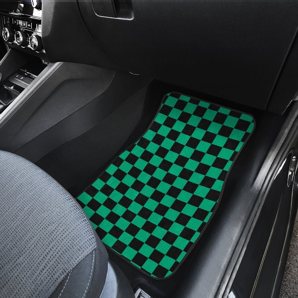 Tanjiro Uniform Car Floor Mats Custom Demon Slayer Anime Car Accessories - Gearcarcover - 4