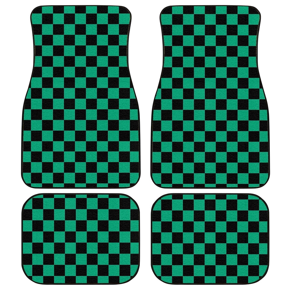 Tanjiro Uniform Car Floor Mats Custom Demon Slayer Anime Car Accessories - Gearcarcover - 1