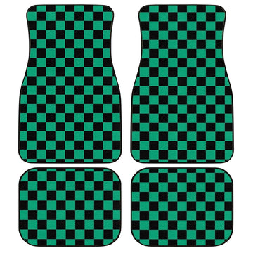 Tanjiro Uniform Car Floor Mats Custom Demon Slayer Anime Car Accessories - Gearcarcover - 1