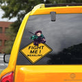 Tanjiro Warning Car Sticker Custom For Demon Slayer Anime Fans - Gearcarcover - 3