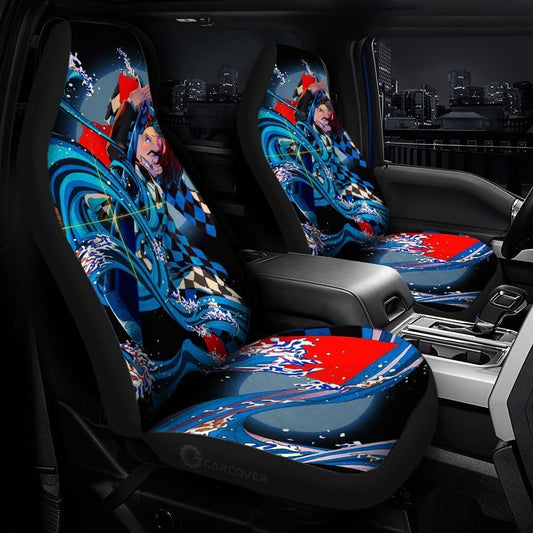 Tanjiro Water Breathing Car Seat Covers Demon Slayer Car Accessories - Gearcarcover - 2
