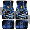 Tanjiro Water Breathing Skill Car Floor Mats Custom Demon Slayer Anime Car Accessories - Gearcarcover - 2