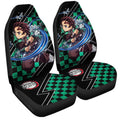 Tanjiro Water Car Seat Covers Custom Breathing Skill Demon Slayer Anime Car Accessories - Gearcarcover - 3