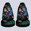 Tanjiro Water Car Seat Covers Custom Breathing Skill Demon Slayer Anime Car Accessories - Gearcarcover - 4