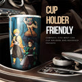 Tanjiro Zenitsu Inosuke Tumbler Cup Custom Demon Slayer Anime Car Accessories - Gearcarcover - 2