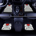 Tanjiro's Hanafuda Earrings Car Floor Mats Custom Demon Slayer Car Accessories - Gearcarcover - 2