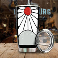 Tanjiro's Hanafuda Earrings Tumbler Cup Custom Demon Slayer Car Accessories - Gearcarcover - 2