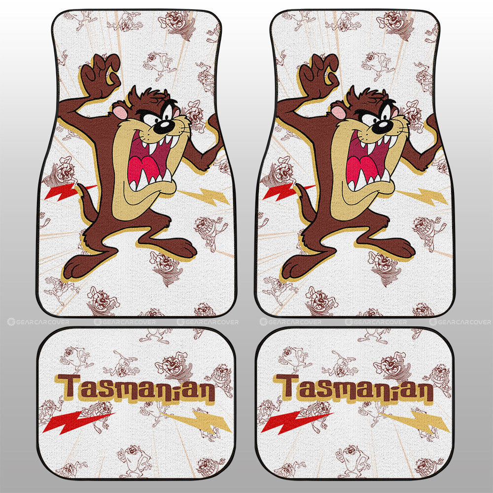 Tasmanian Car Floor Mats Custom Cartoon Car Accessories - Gearcarcover - 1