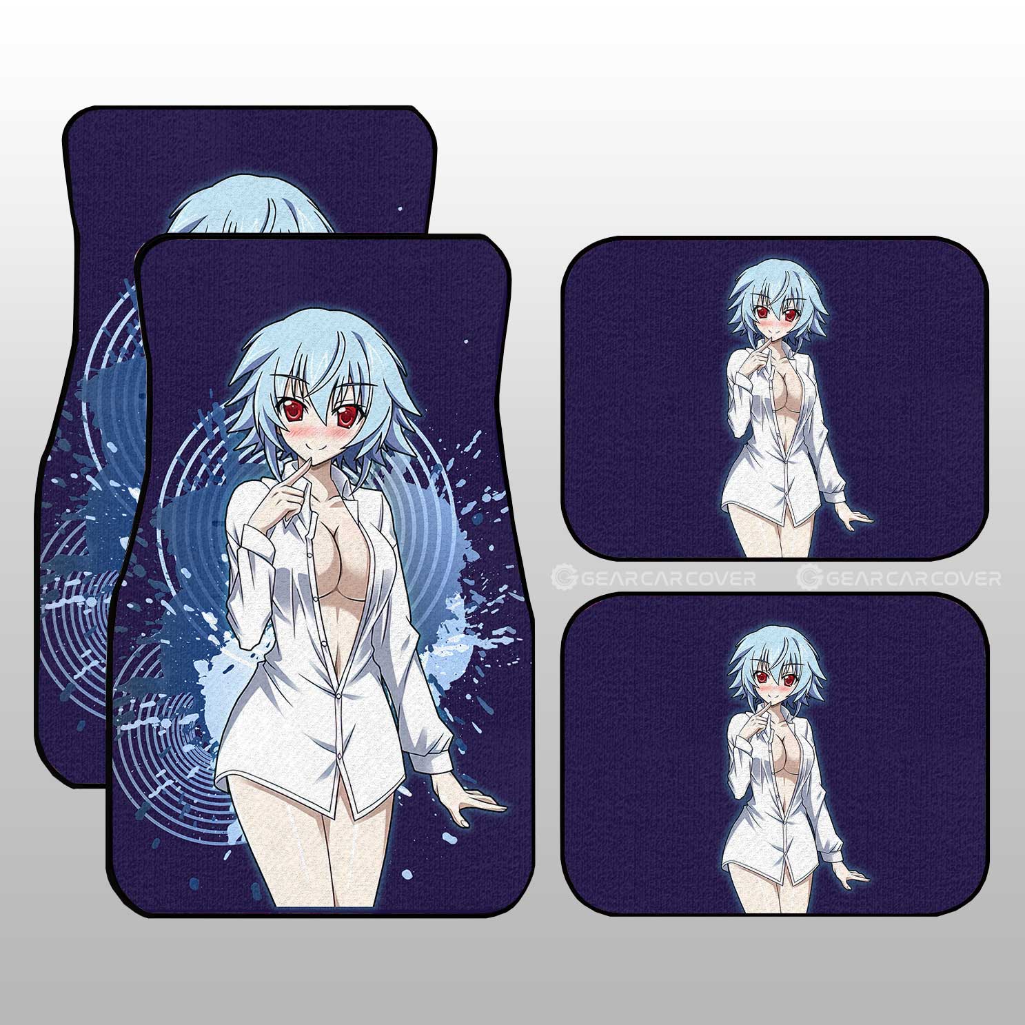 Tatenashi Sarashiki Car Floor Mats Custom Infinite Stratos Car Accessories - Gearcarcover - 1