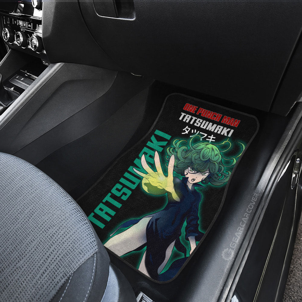 Tatsumaki Car Floor Mats Custom One Punch Man Anime Car Accessories - Gearcarcover - 2