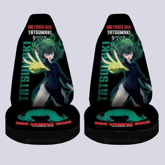 Tatsumaki Car Seat Covers Custom One Punch Man Anime Car Accessories - Gearcarcover - 1