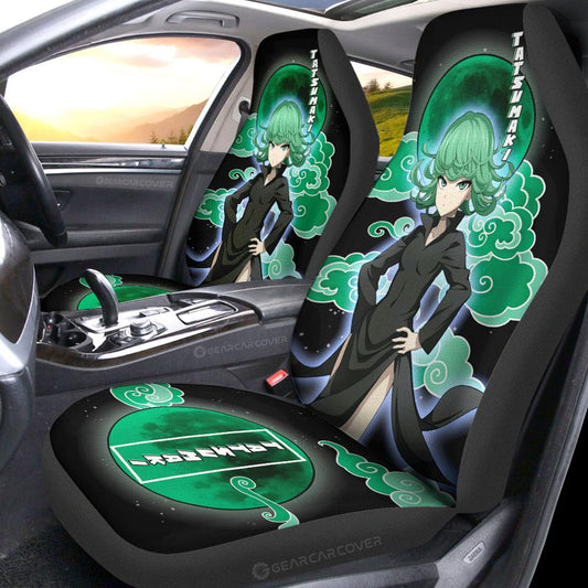 Tatsumaki Car Seat Covers Custom One Punch Man Anime Car Accessories - Gearcarcover - 2