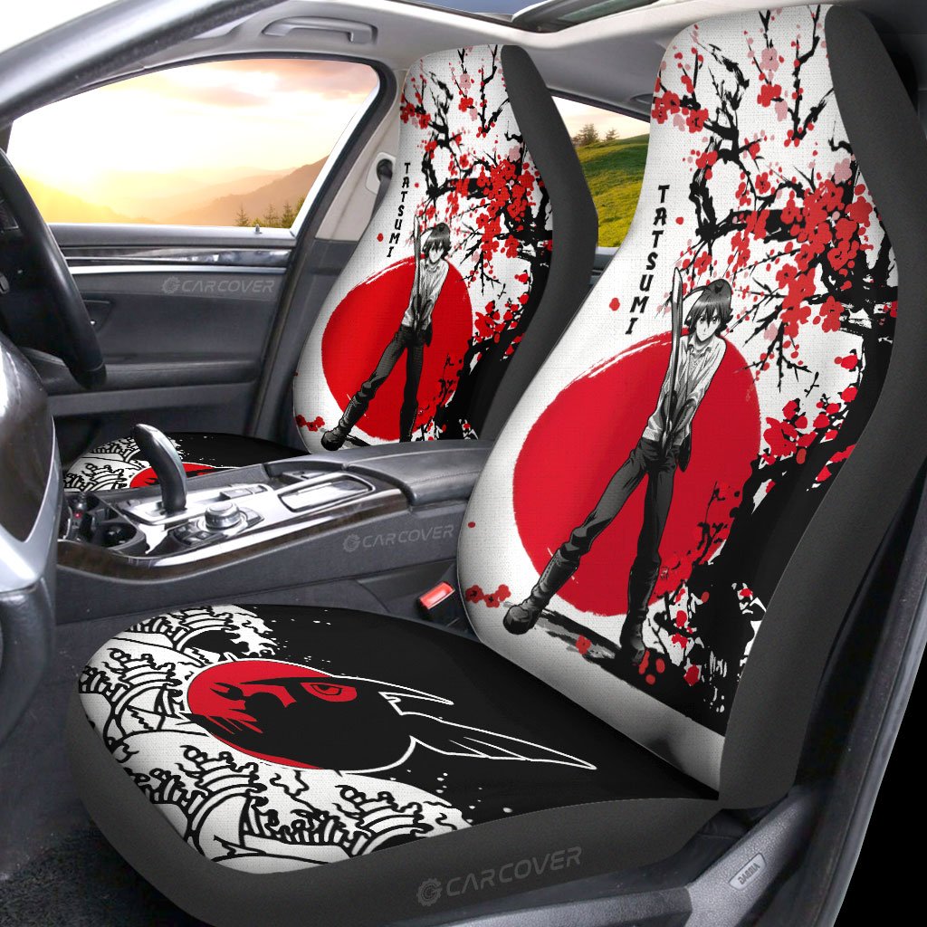 Tatsumi Car Seat Covers Custom Anime Akame Ga Kill Car Accessories - Gearcarcover - 2