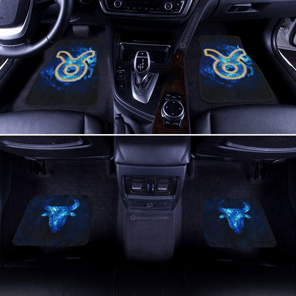 Taurus Car Floor Mats Custom Name Zodiac Car Accessories - Gearcarcover - 2
