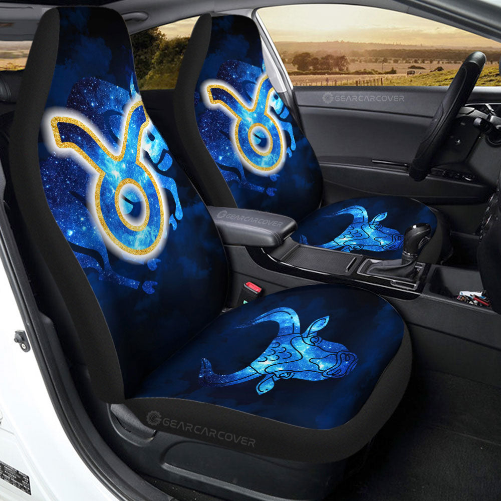 Taurus Car Seat Covers Custom Name Zodiac Car Accessories - Gearcarcover - 3