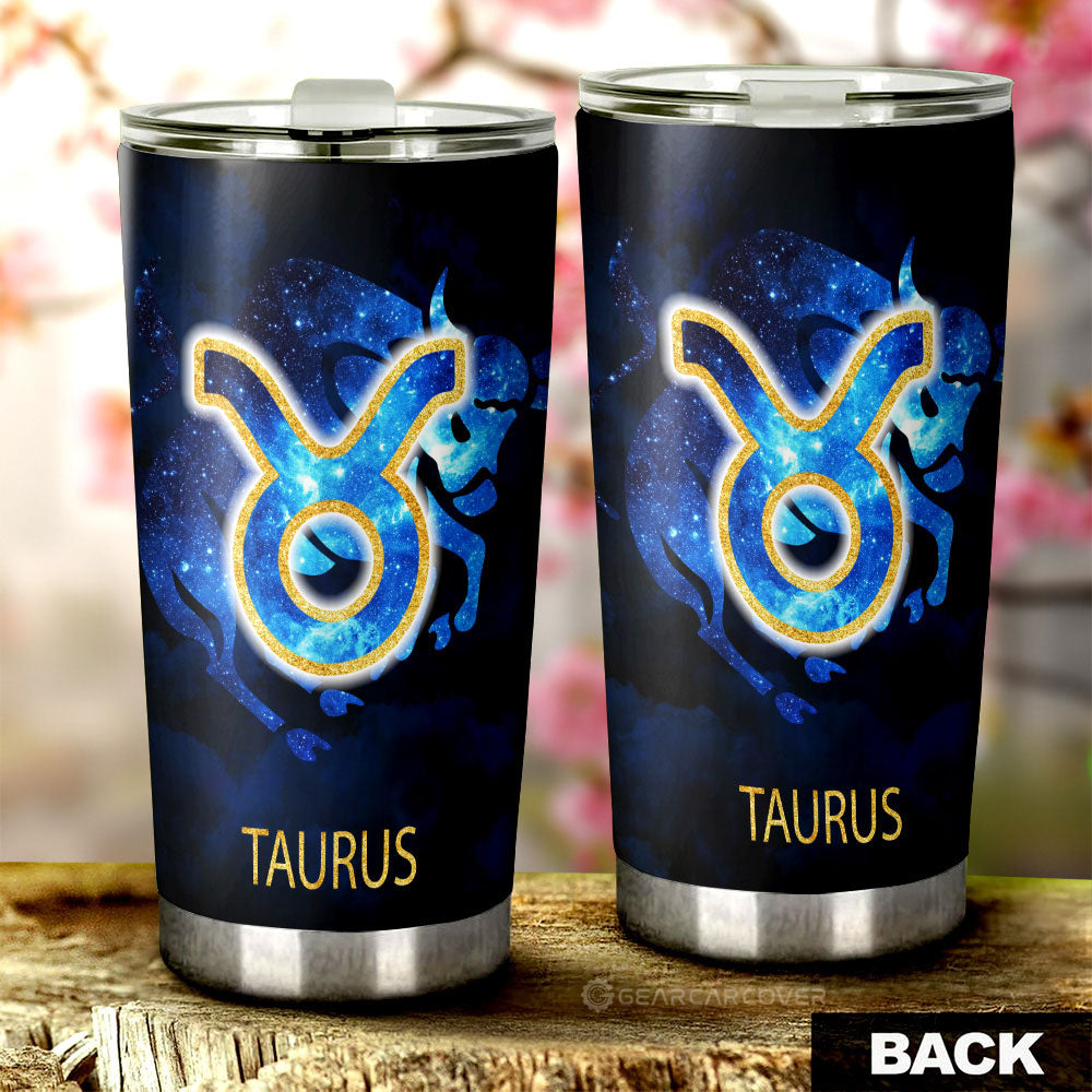 Taurus Tumbler Cup Custom Zodiac Car Interior Accessories - Gearcarcover - 3