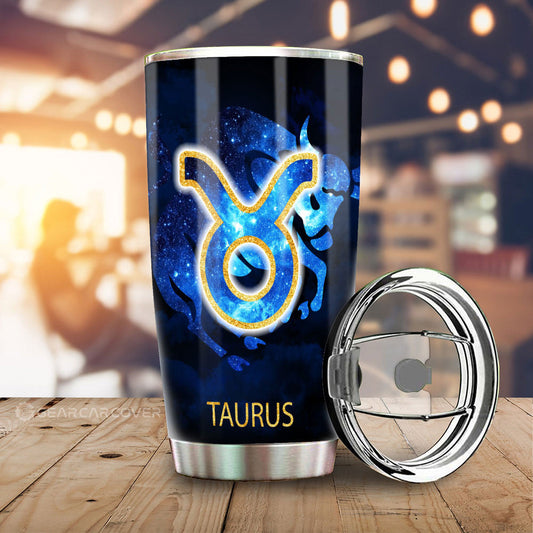 Taurus Tumbler Cup Custom Zodiac Car Interior Accessories - Gearcarcover - 1